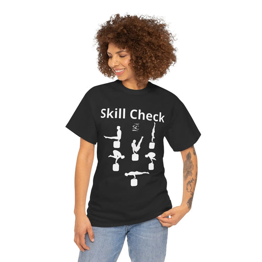 T-Shirt de Callisthénie Noir SkillCheck Printify