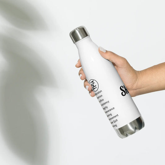 SkillCheck gourde d'eau blanche - 500 mL Printful