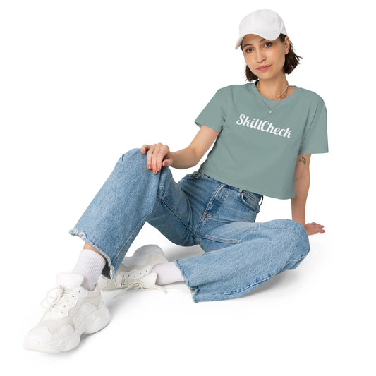 Crop Top SkillCheck pour Femme Printful