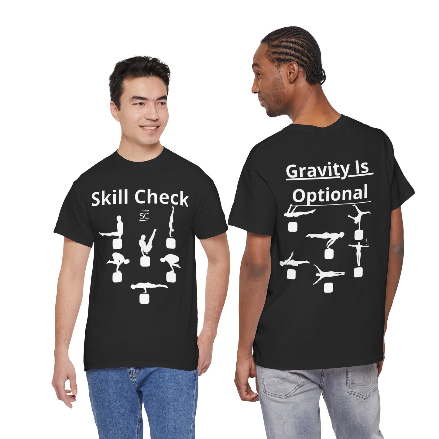 Camiseta negra SkillCheck