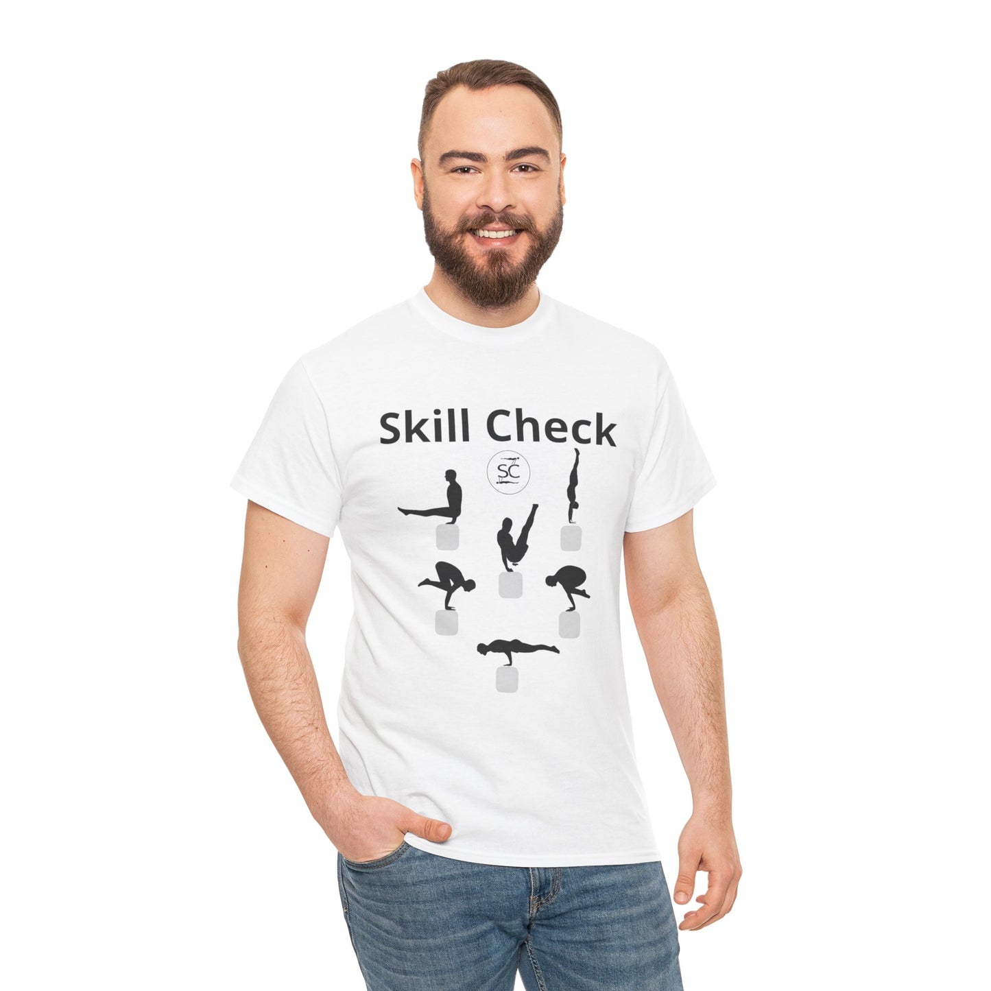 SkillCheck White T-Shirt