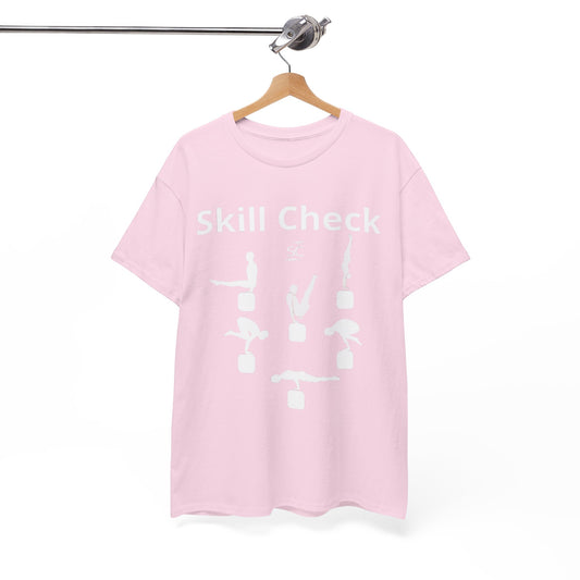 T-Shirt de Callisthénie Rose Clair SkillCheck