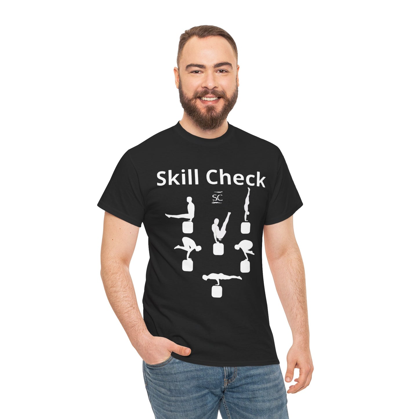Camiseta negra SkillCheck