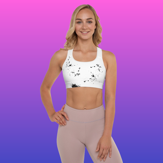 Soutien-gorge de sport blanc pour femme SkillCheck