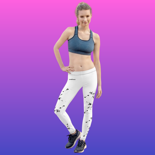 Legging d'entraînement blanc pour femme SkillCheck
