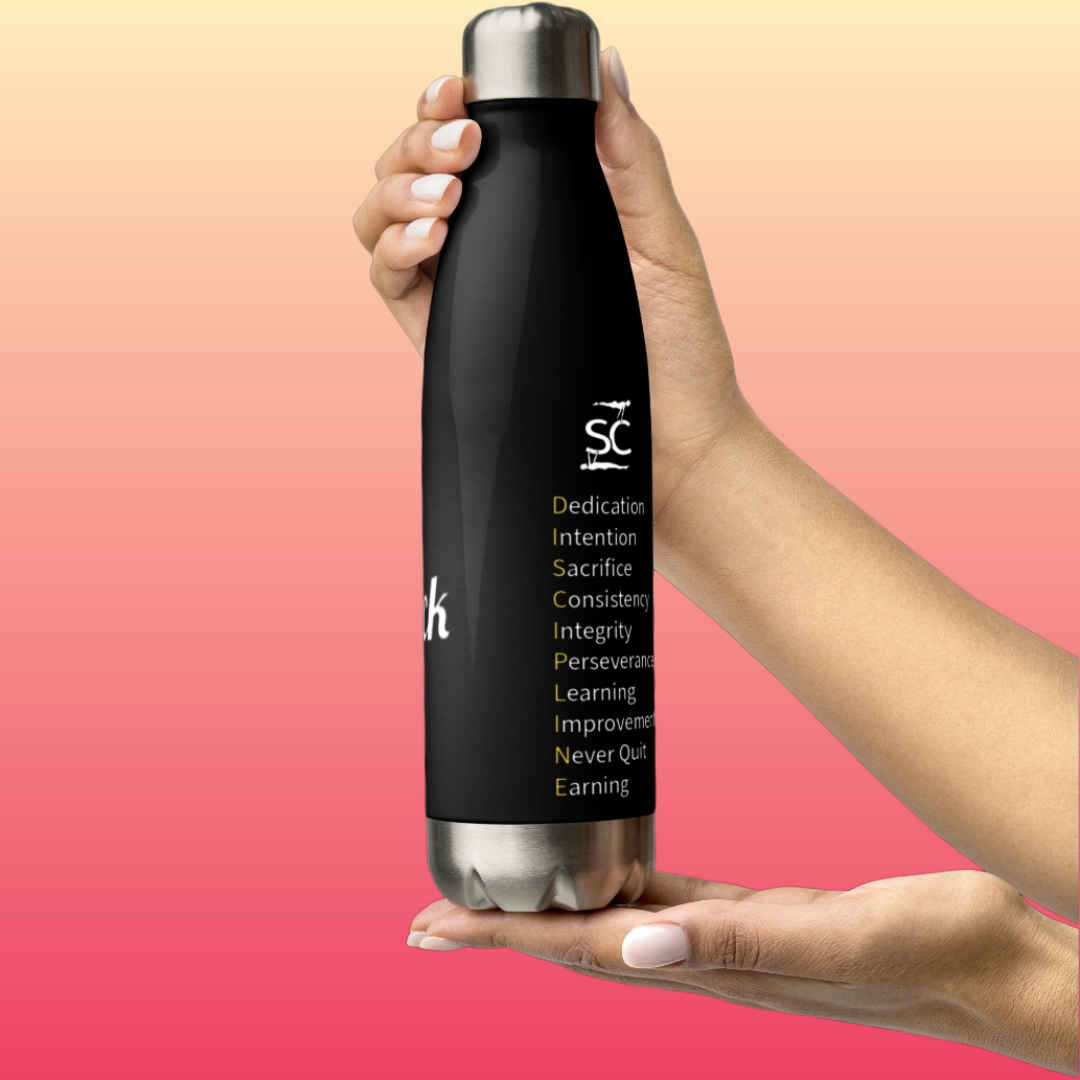SkillCheck gourde d'eau noire - 500 mL
