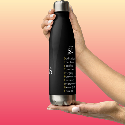 SkillCheck gourde d'eau noire - 500 mL